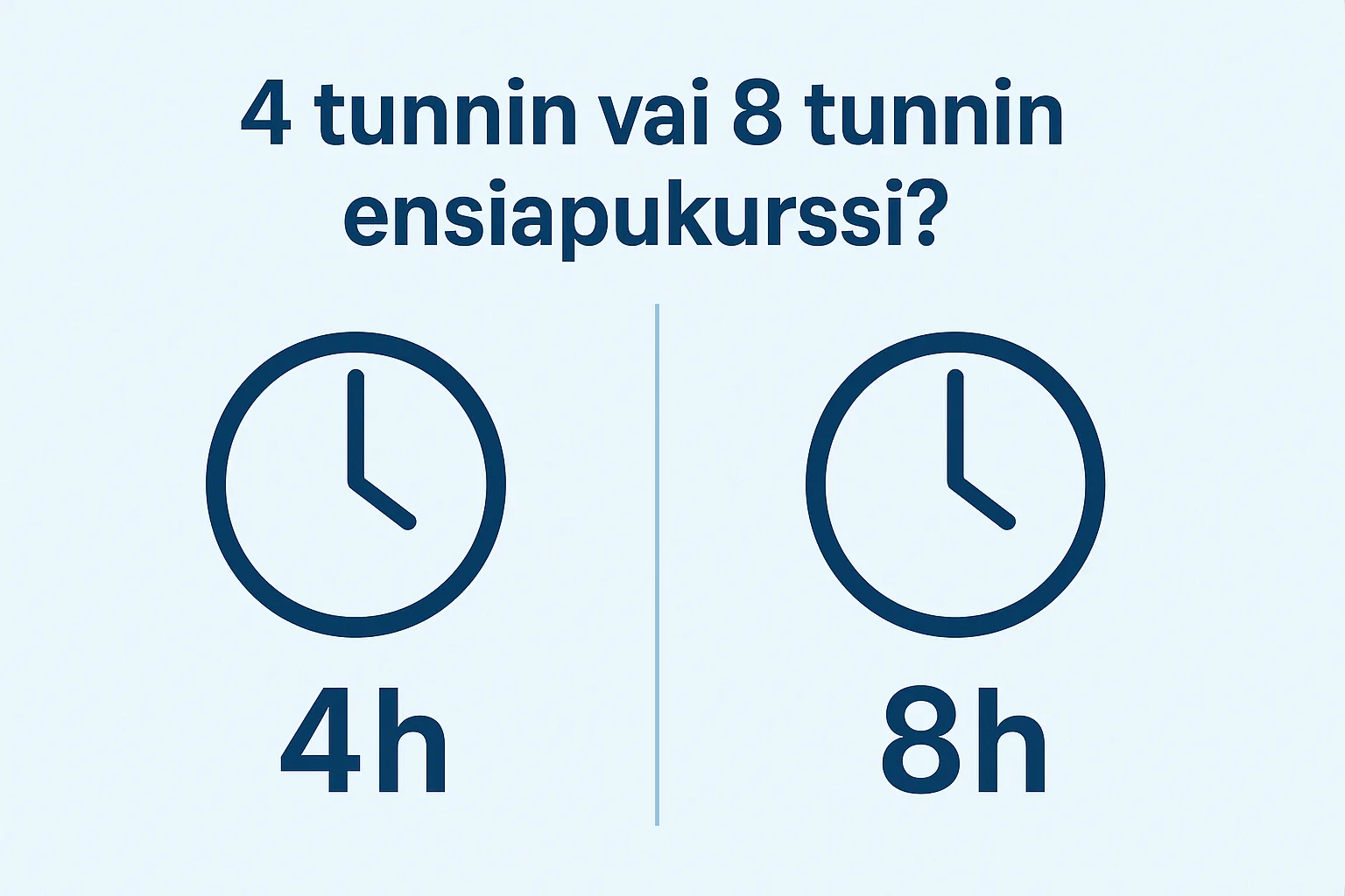Kuinka valita oikea ensiapukurssi: 4 t vai 8 t – mitä eroa ja kenelle?