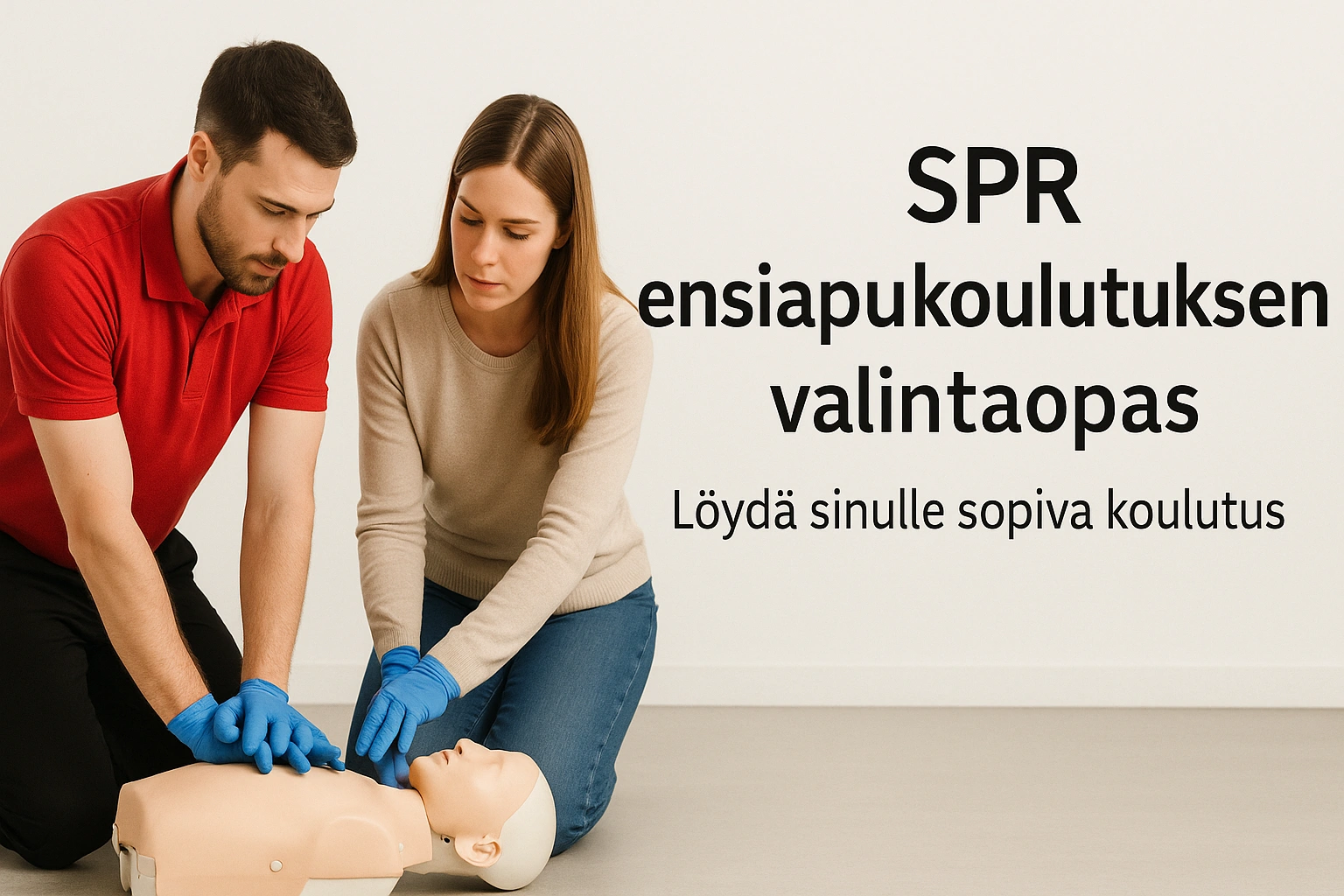 SPR ensiapukoulutuksen valintaopas – Löydä juuri sinulle sopiva koulutus