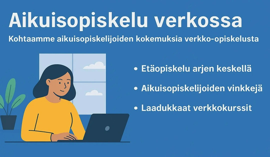 Aikuisten kokemuksia verkon ensiapuopiskelusta