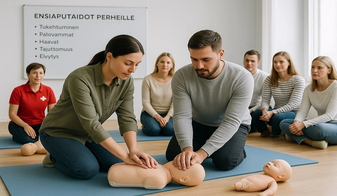 Ensiaputaidot perheille lasten kanssa sattuvat tilanteet